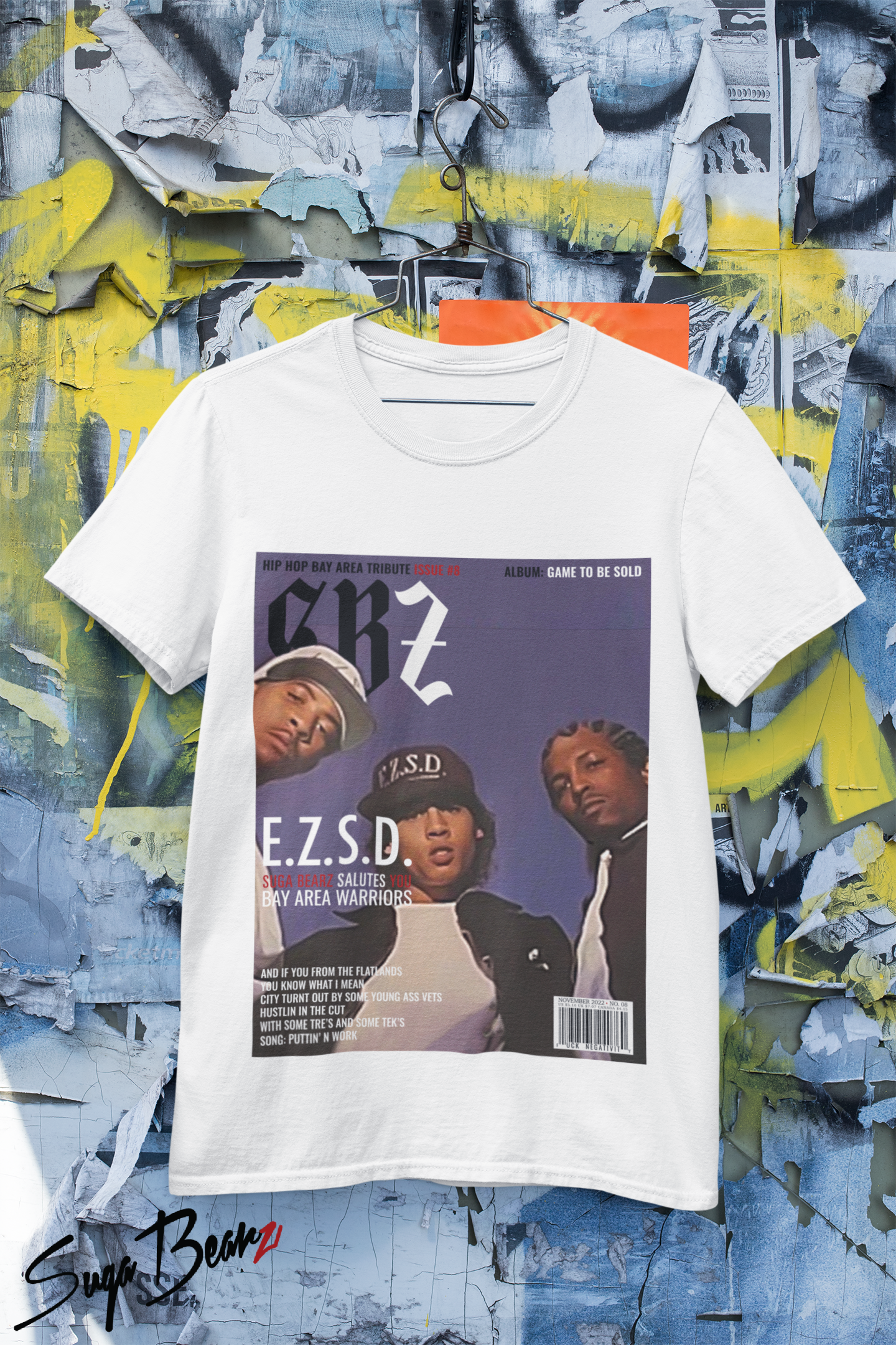 E.Z.S.D. SBZ TRIBUTE MAGAZINE TEE